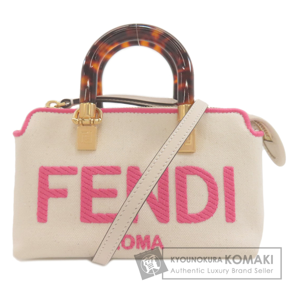 Fendi Handbags - Fendi By The Way Leather Shoulder Bag Handbag Canvas